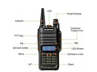 Baofeng UV-9R Plus Long Range Walkie VHF UHF Talkie 2 Way Handheld