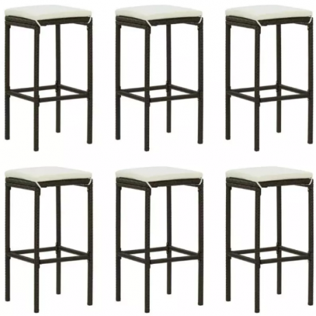 bar-stools-with-cushions-6-pcs-brown-poly-rattan-ki5mu-313448-big-0