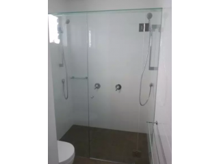 Frameless shower wall to wall up to 1.6m *INSTALLED*