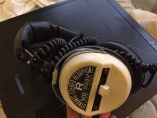Vintage Stereo Headphones / Made in Japan